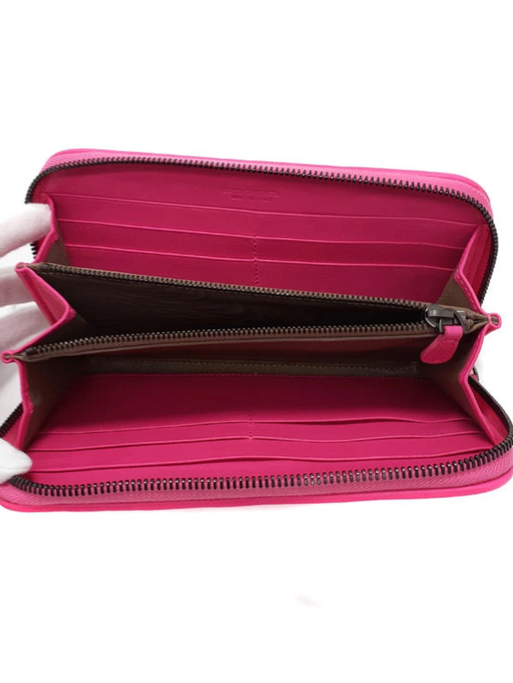 Bottega Veneta Intrecciato Round Zipper Long Wallet - Picture 3 of 5
